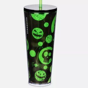 *NEW* The Nightmare Before Christmas Starbucks Tumbler with Straw NBC